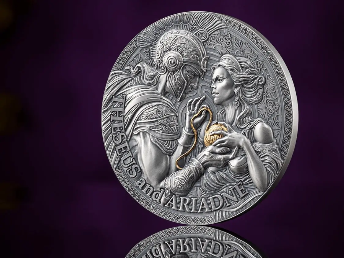 Xu bạc Theseus and Ariadne Xu bạc Theseus and Ariadne