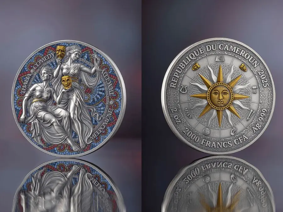 Xu bạc Melpomene and Thalia