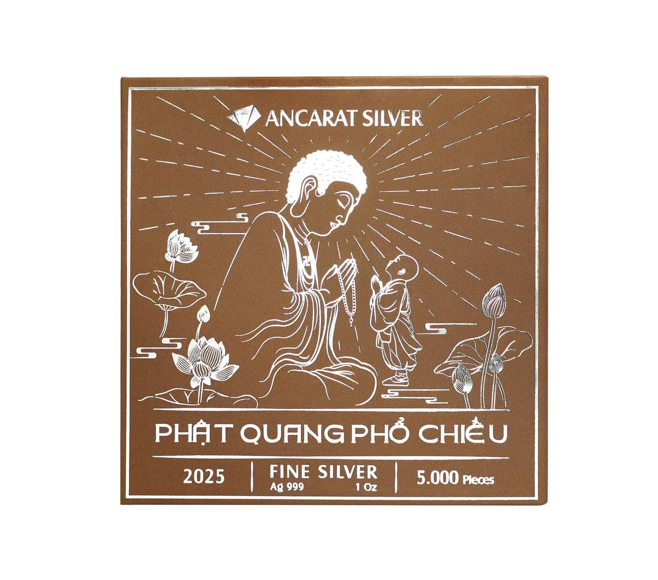 Chính thức mở bán: Bạc Phật Quang Phổ Chiếu 1 Oz
