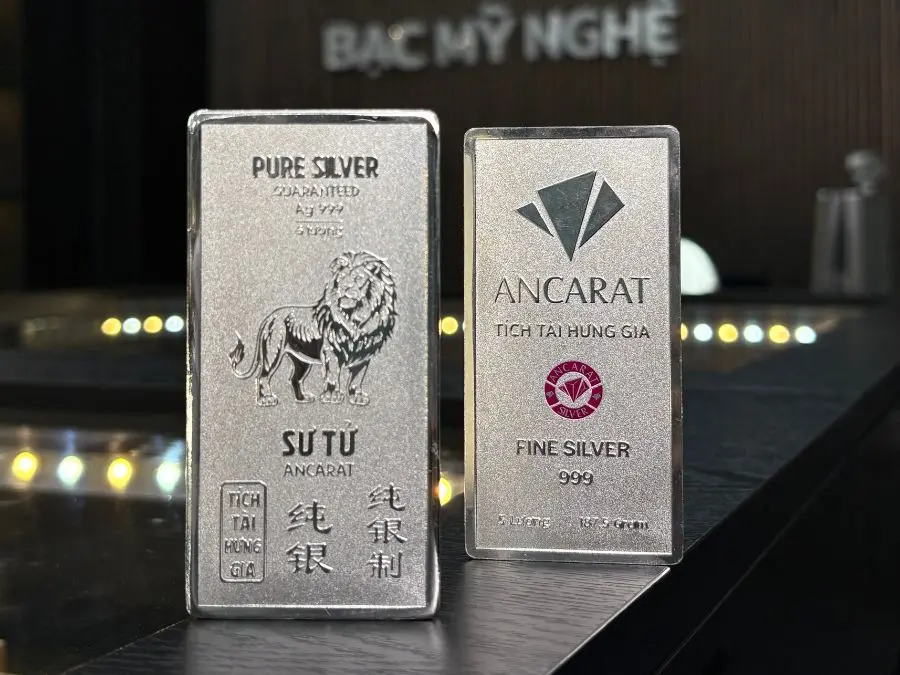 Giá bạc Bắc Sư Tử 999 Ancarat 