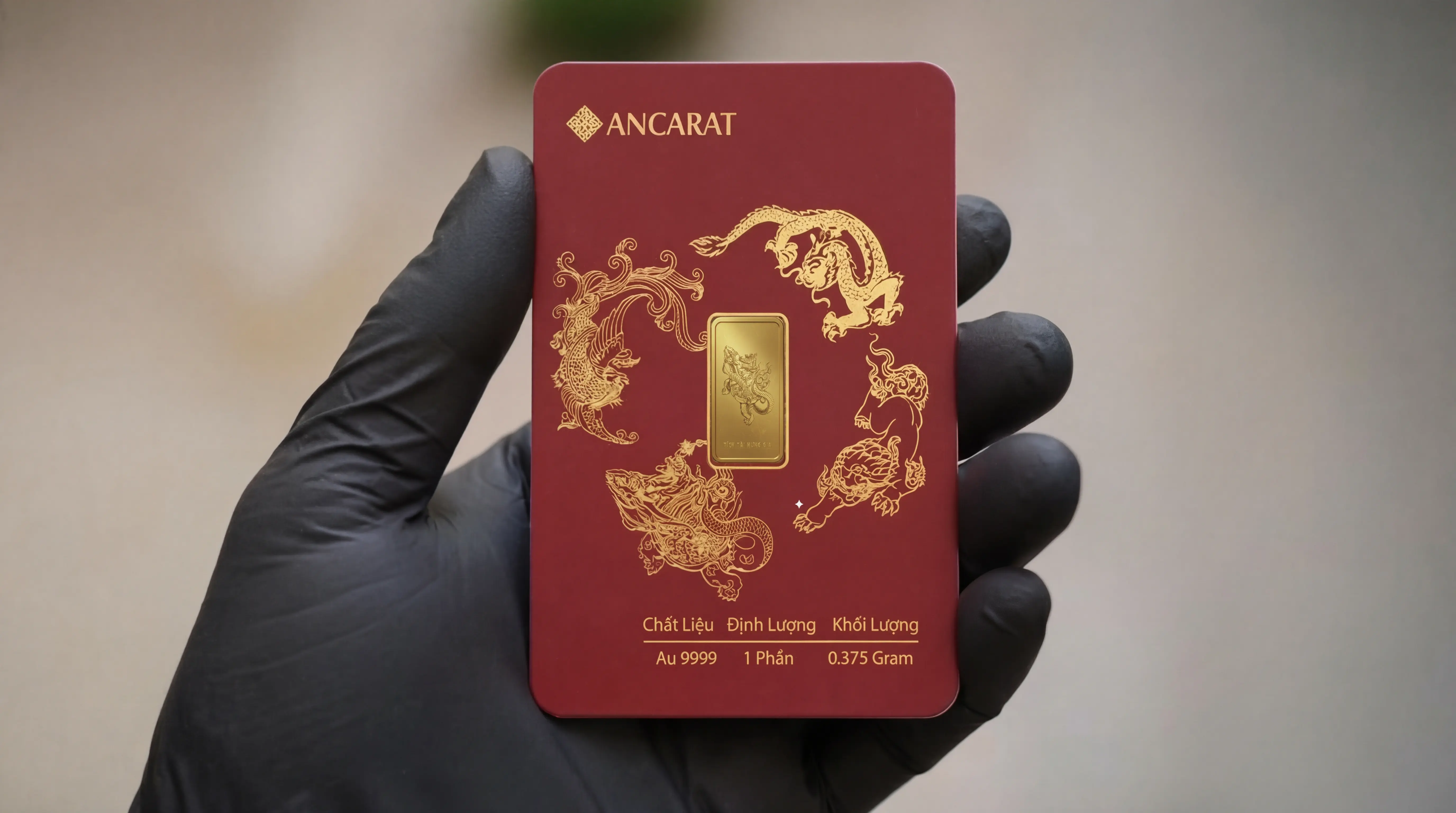 BST Tứ Linh Hội Tụ của Vàng Ancarat với thiết kế thẻ ATM sang trọng. BST Tứ Linh Hội Tụ của Vàng Ancarat với thiết kế thẻ ATM sang trọng.