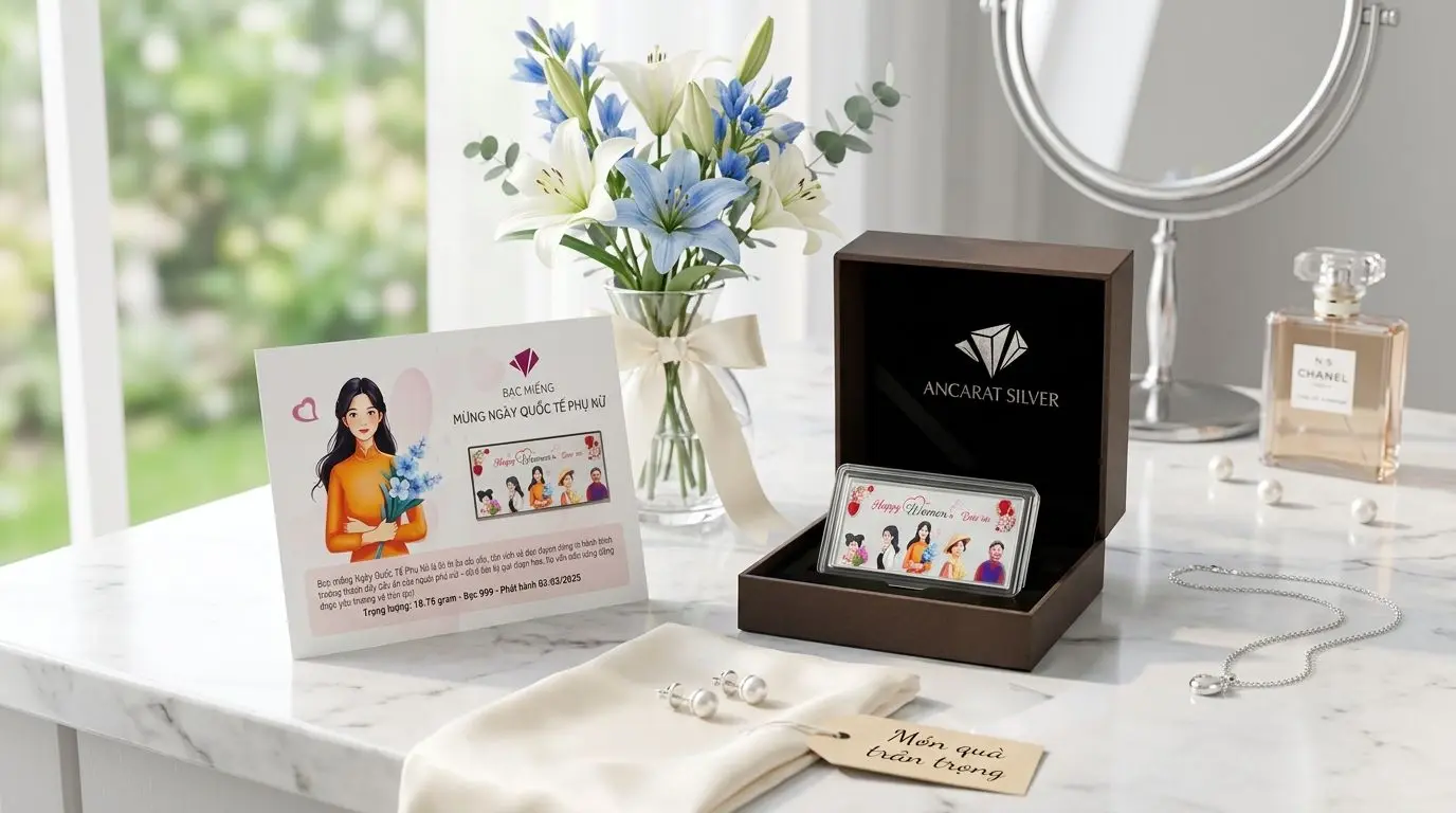 Sản phẩm hoàn thiện mang vẻ đẹp rực rỡ nhờ công nghệ in UV hiện đại, là món quà tri ân tinh tế cho ngày 8/3.