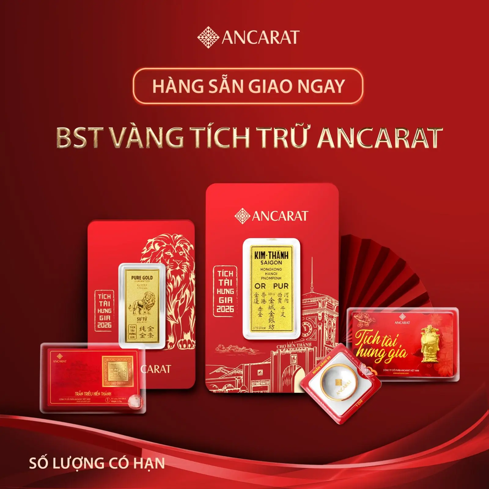 Vàng Ancarat tích trữ