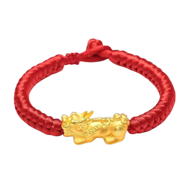 Vòng tay Charm vàng 24K Tỳ Hưu Tụ Lộc