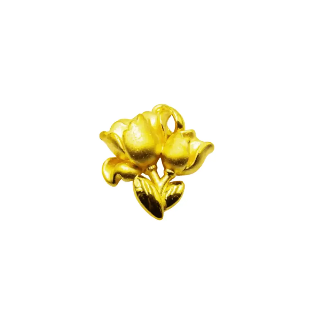 Mặt Dây Vàng 24K Hoa Tulip ES24