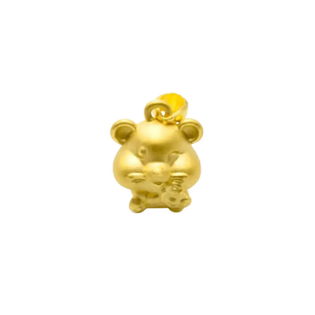 Mặt dây Vàng 24k Con Giáp Kim tí tài lộc