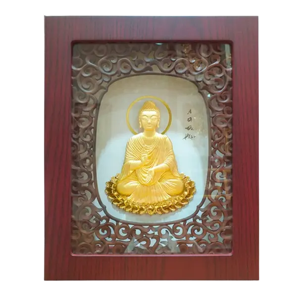 Tranh Mạ Vàng 24K Phật A Di Đà