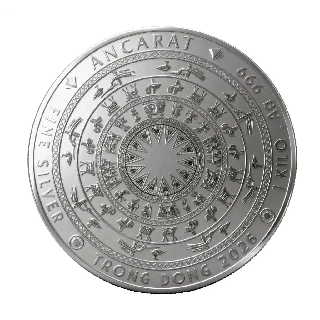 Bạc miếng .999 1 Kilogram “Đông Sơn Tụ Bảo“