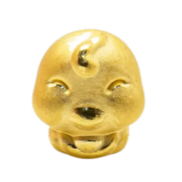 Charm Vàng 24K Kim Dậu Ôm Thỏi Vàng MS06