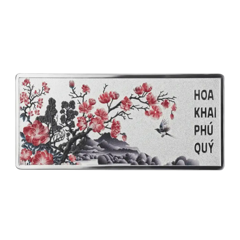 Hoa Khai Phú Quý 1 Lượng 999 Silver Bar