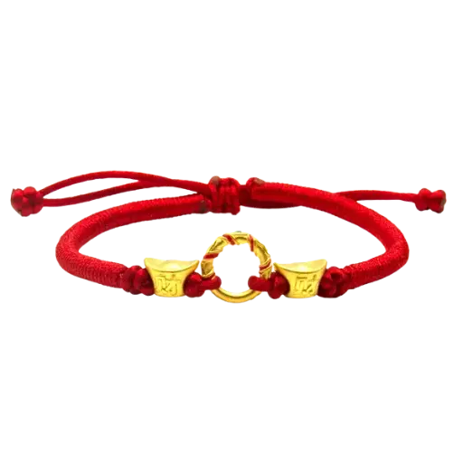 Vòng Tay Charm Vàng 24K Vòng Càn Khôn Phối Nén Vàng