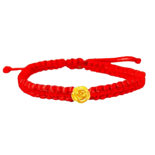 [AG9992.C067.004A.0] Vòng Tay Charm Vàng 24K hoa hồng MS01 Size XS