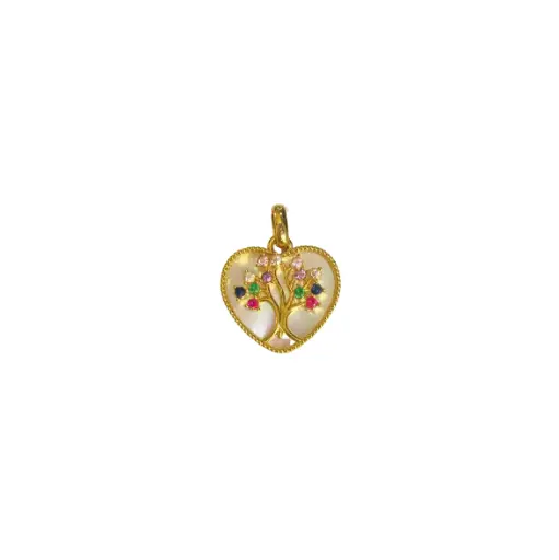 [AG7502.M168.527] Mặt dây Vàng 18K Golden Tree Of Life
