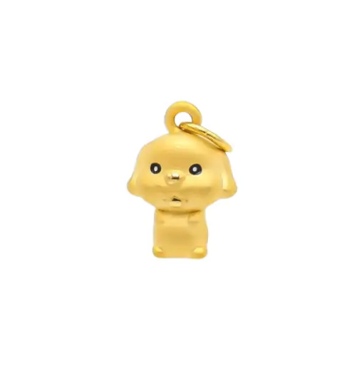 [AG9992.M011.151] Mặt Dây Vàng 24k Kim Tuất MS12 Phong Thủy May Mắn