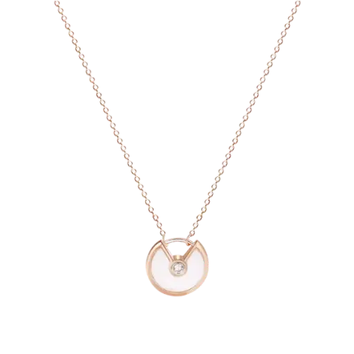 [AG7502.D168.610B] Dây chuyền Vàng 18K Golden C – Màu trắng