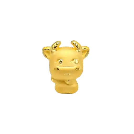 [AG9992.C002.175] Charm Vàng 24K Kim Sửu MS12