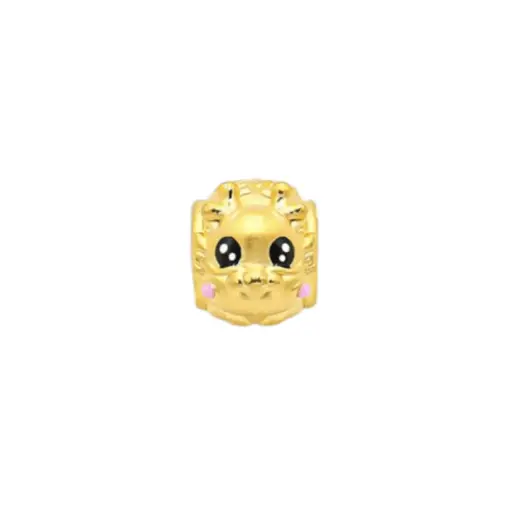 [AG9992.C005.178] Charm Vàng 24k Kim Thìn Trụ Chữ Phúc